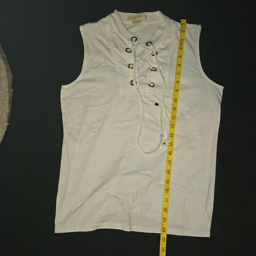 White Michael Kors tank top - Picture 5 of 6
